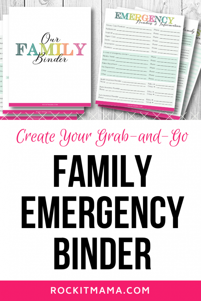 Emergency Binder